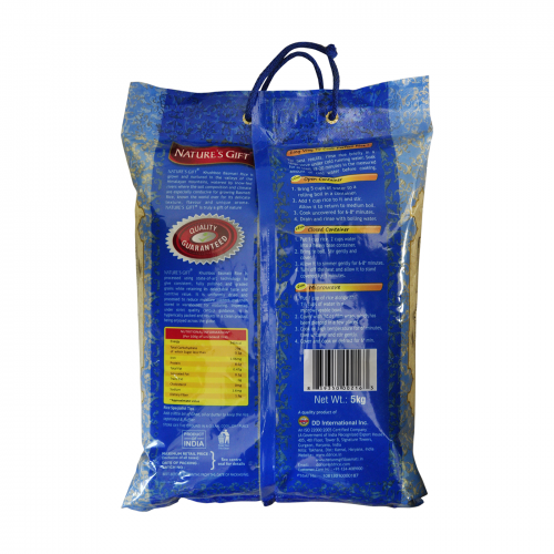 NATURE'S GIFT KHUSHBOO  BASMATI RICE 5 KG